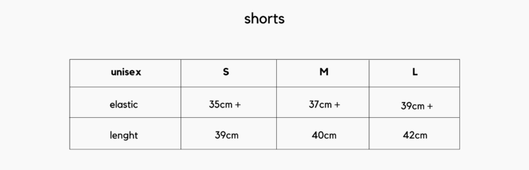 Shorts Size