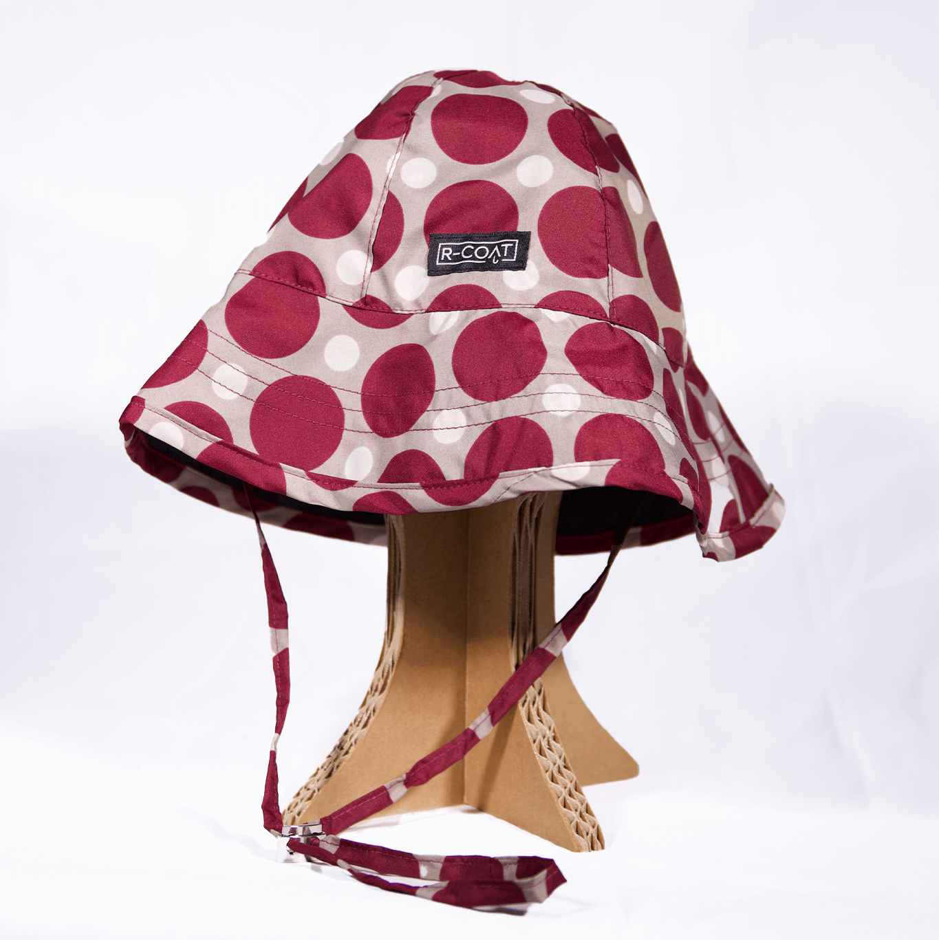 Red and White Polka Dot Bucket Fisherman Hat